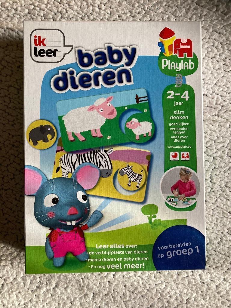 Jumbo playlab ik leer baby dieren, Kinderen en Baby's, Ophalen of Verzenden, Puzzelen