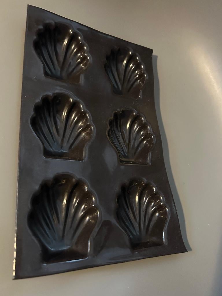 Moule Flexipan Demarle 6 coquilles Saint-Jacques, Enlèvement, Utilisé, Gâteaux, Tartes ou cupcakes, Moule