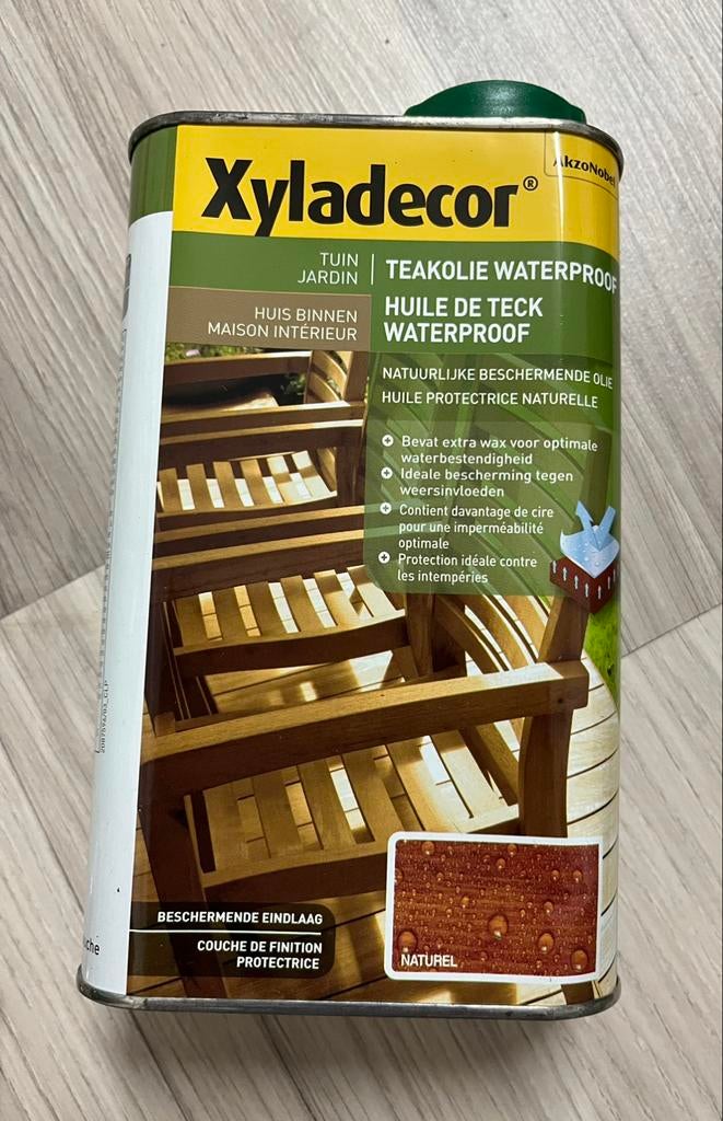 Teakolie waterproef- NIEUW, Doe-het-zelf en Bouw, Ophalen of Verzenden, Nieuw