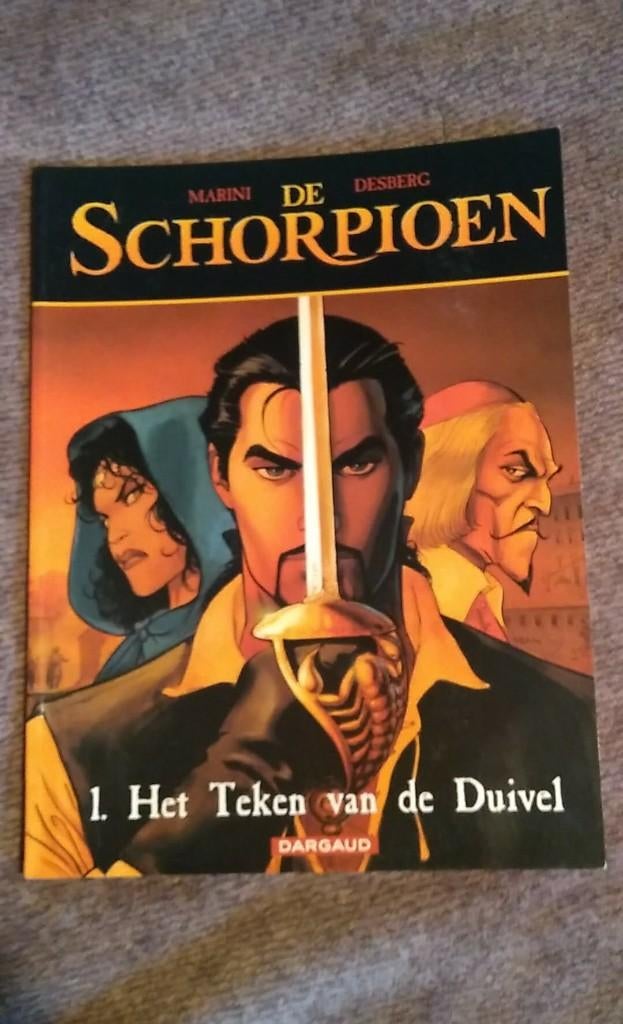 strip De Schorpioen Het teken van de duivel, Boeken, Ophalen of Verzenden