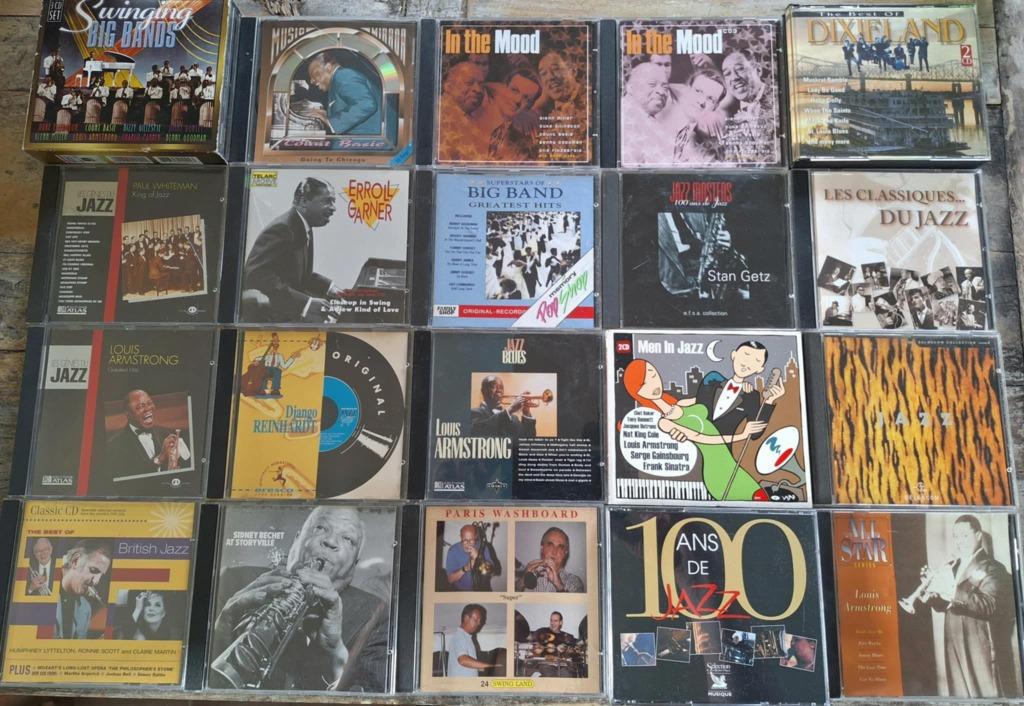 Lot 100 x Cd's - Jazz, Ophalen of Verzenden, 1940 tot 1960, Gebruikt, Jazz