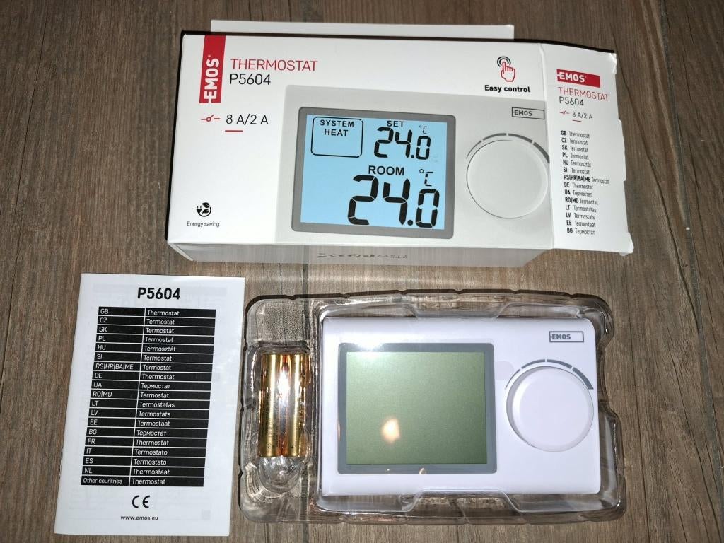 Kamerthermostaat op batterijen, Doe-het-zelf en Bouw, Thermostaten, Ophalen of Verzenden, Nieuw