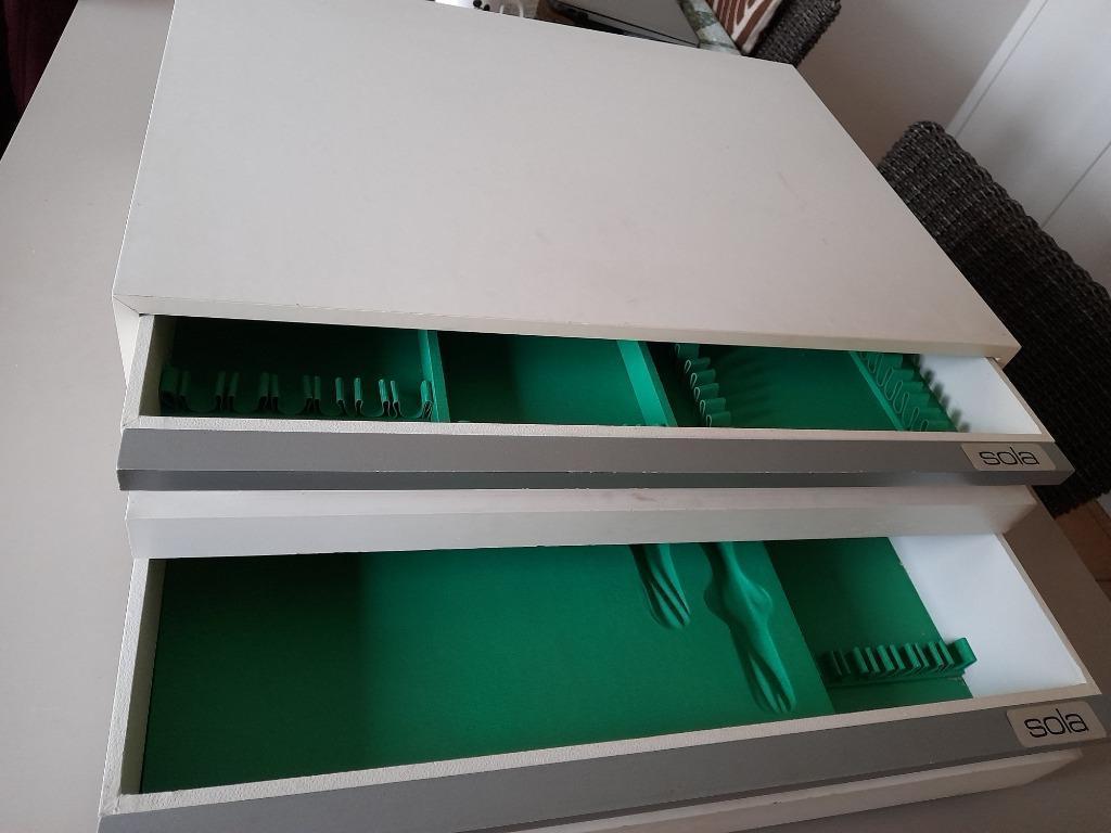 Bestekkoffer., Enlèvement ou Envoi, Utilisé, Bois