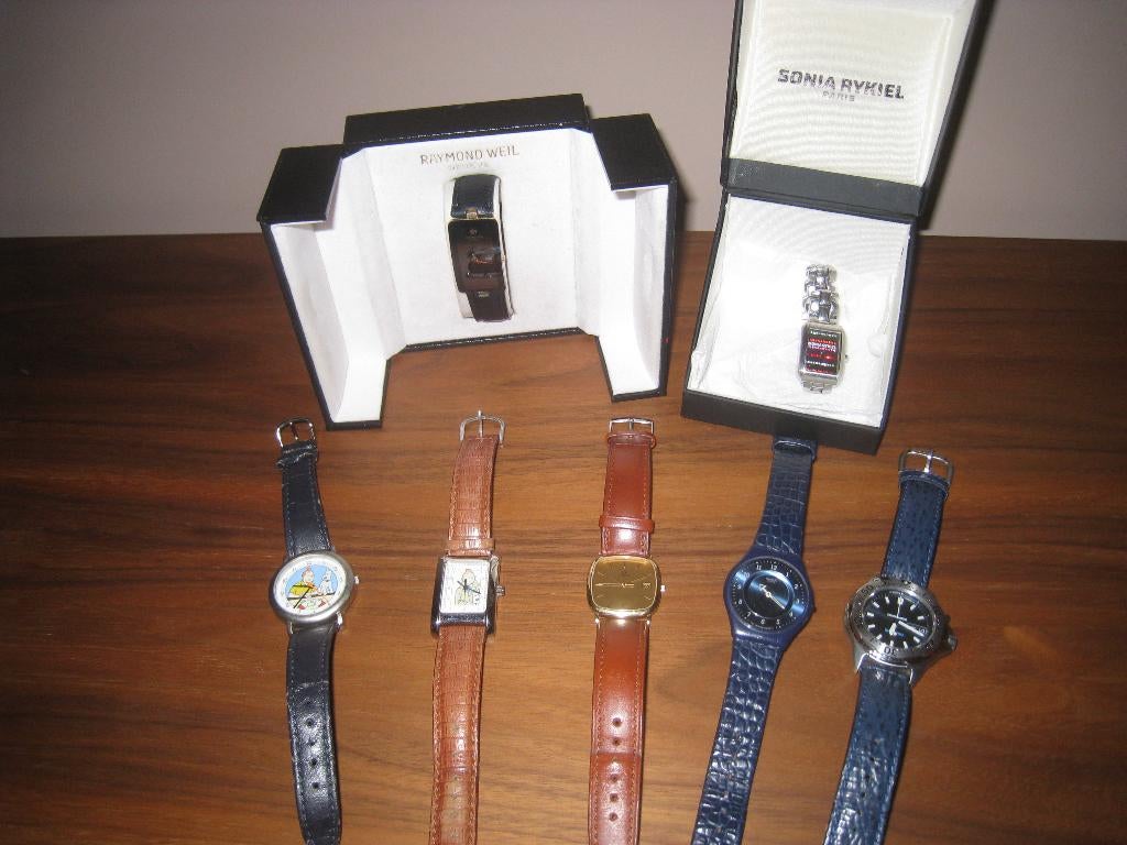 uurwerken, Handtassen en Accessoires, Horloges | Heren, Gebruikt, Polshorloge, Overige merken, Overige materialen, Overige materialen
