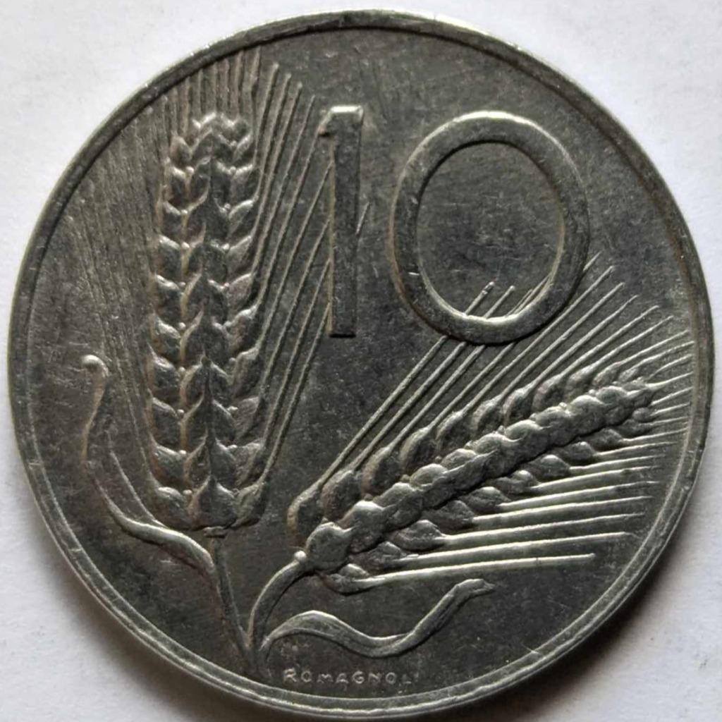Italië - 10 lire - 1982, Ophalen, Italië, Losse munt