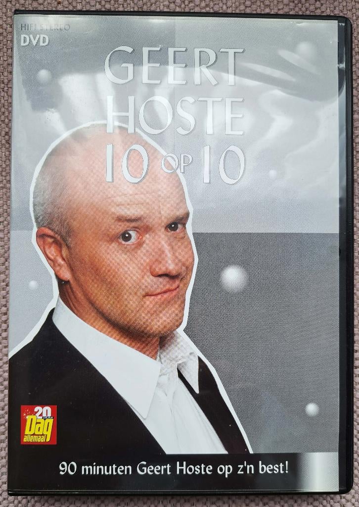 DVD – Geert Hoste – 10 op 10, Cd's en Dvd's, Ophalen of Verzenden, Zo goed als nieuw, Stand-up of Theatershow