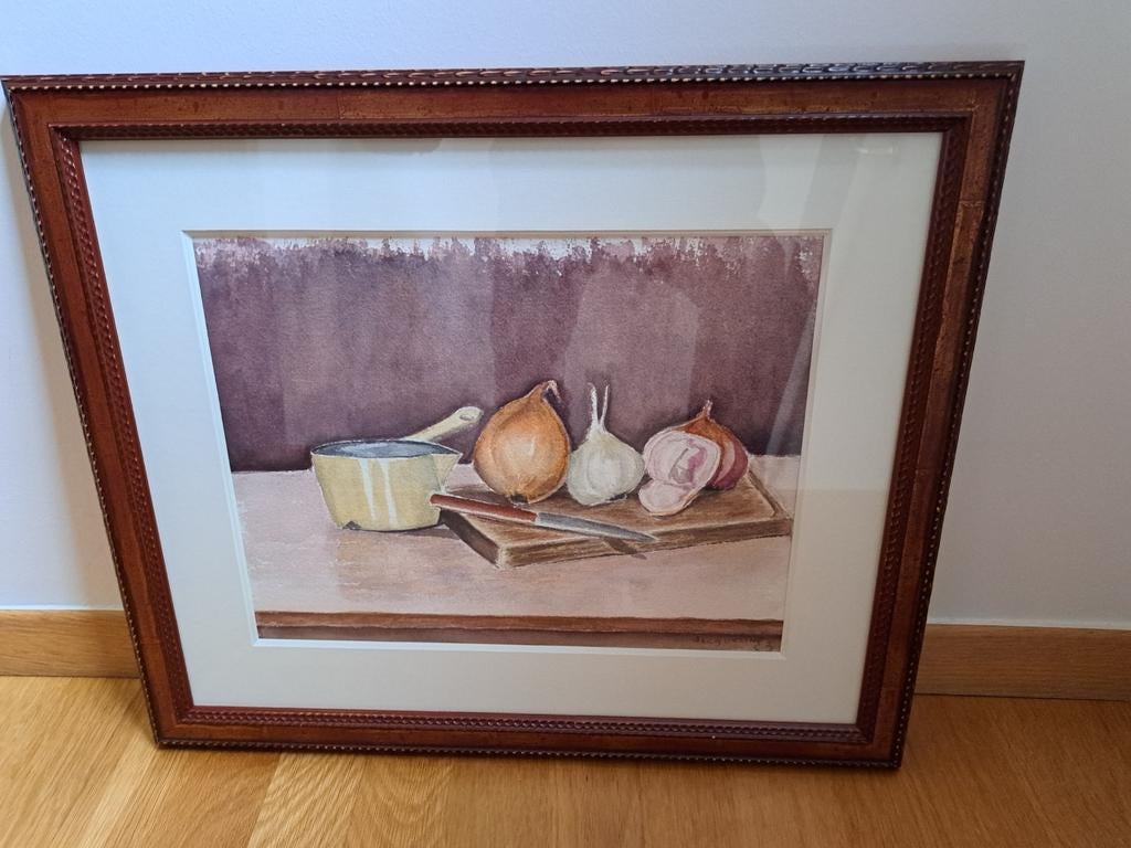 Nature morte aux oignons, Enlèvement