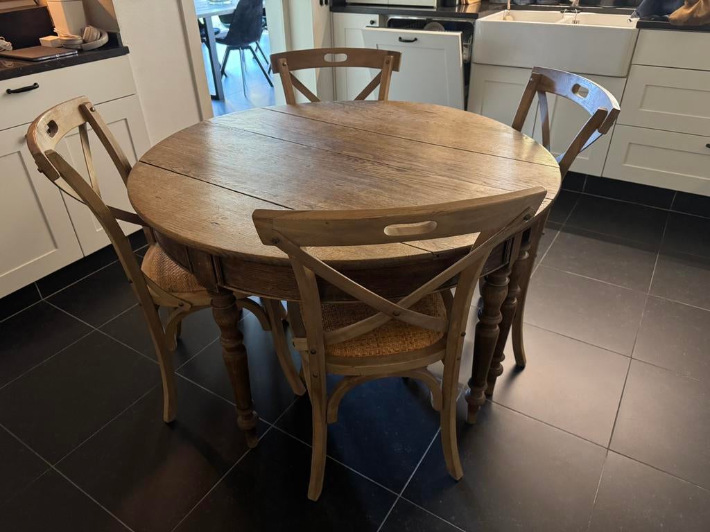Ronde tafel, Ophalen, Gebruikt, Landelijk, Vier personen