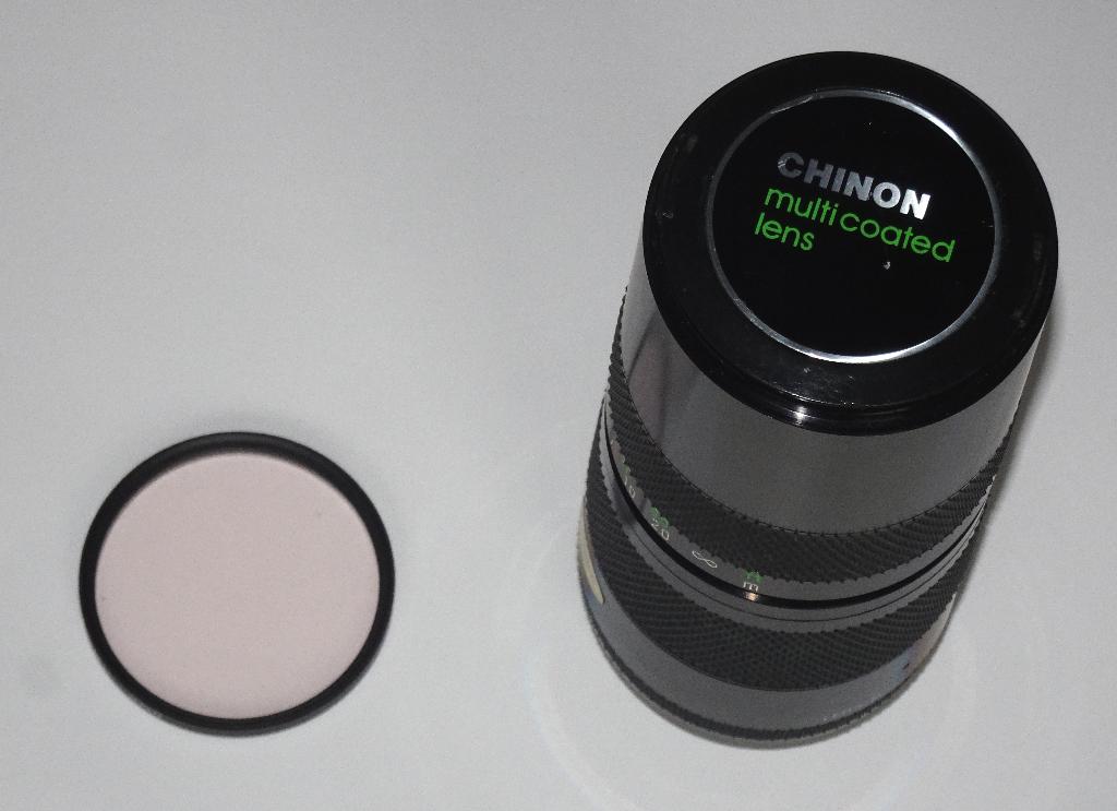 Chinon (Pentax) telelens 200mm #3.5, Enlèvement ou Envoi, Utilisé, Téléobjectif, Zoom