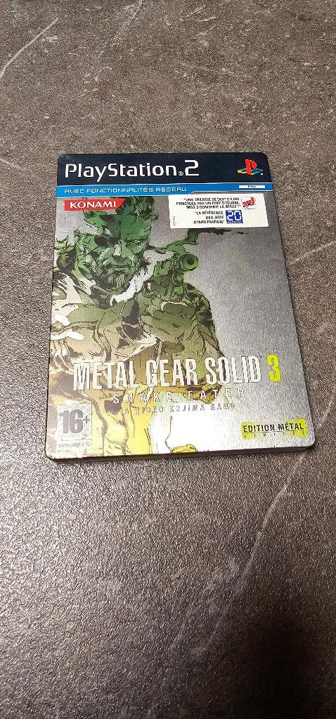 PS2 Metal Gear Solid Steelbook, Games en Spelcomputers, Ophalen of Verzenden, Gebruikt