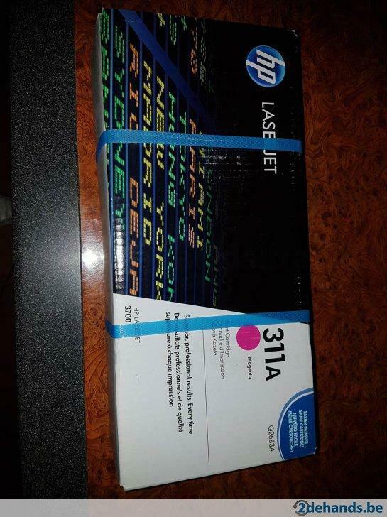 inktpatroon q2683a hp311 a laser jet 3700, Computers en Software, Ophalen of Verzenden, Nieuw