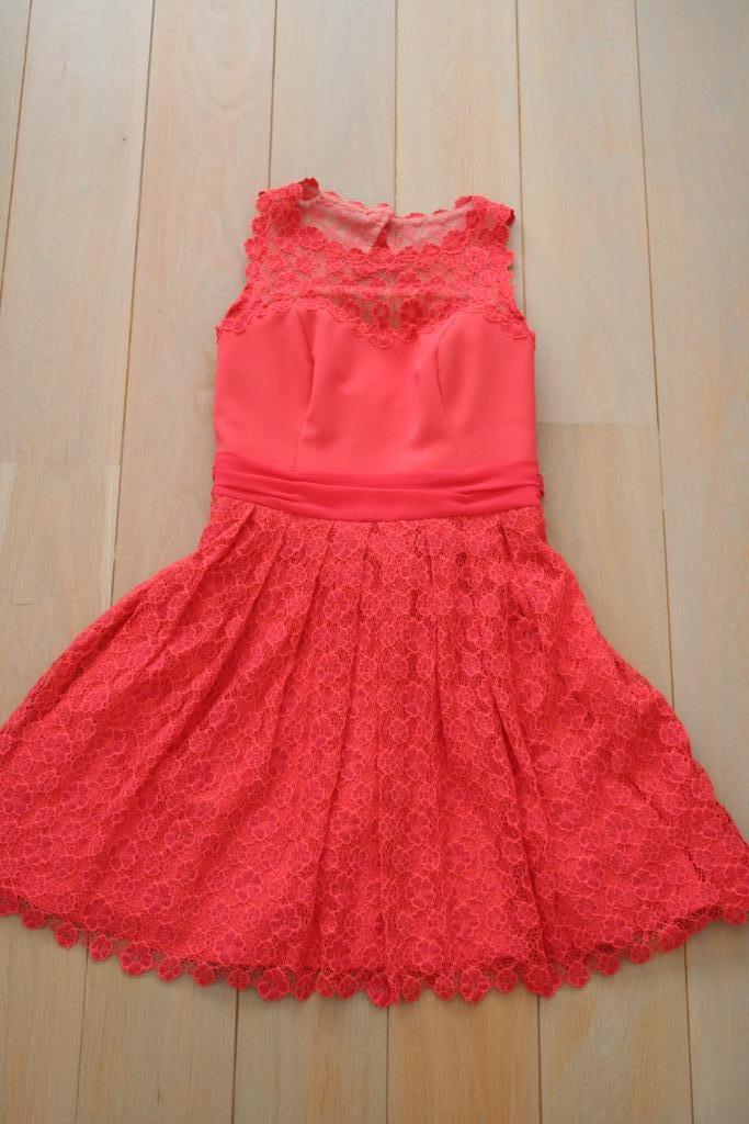 Linea Raffaeli feestjurk EU 36 - nieuwstaat!, Rouge, Enlèvement ou Envoi, Taille 36 (S), Robe de cocktail