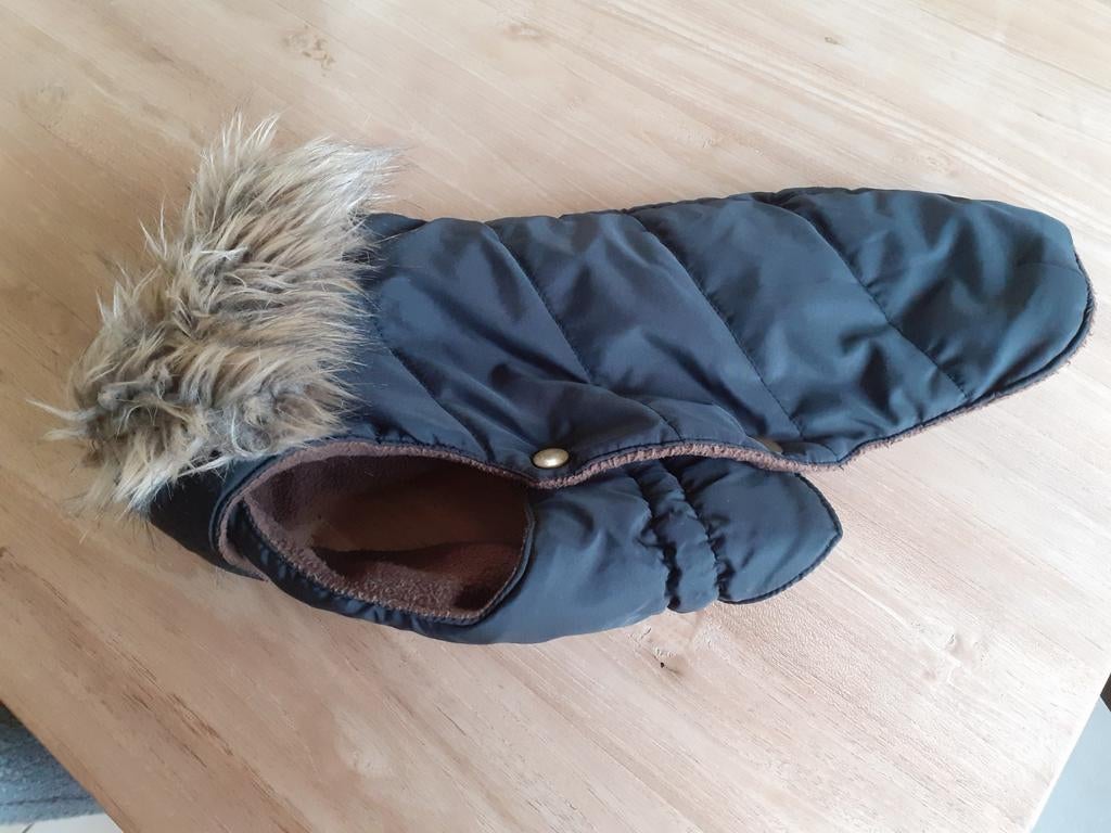 Honden jasje met pelsje 36cm, Ophalen, Zo goed als nieuw
