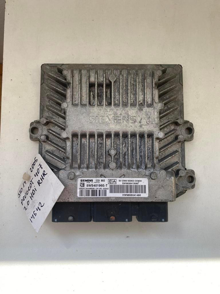 Unité de commande pour Peugeot 407 2.0HDi 5WS4019E-T, Enlèvement ou Envoi, Utilisé, Peugeot