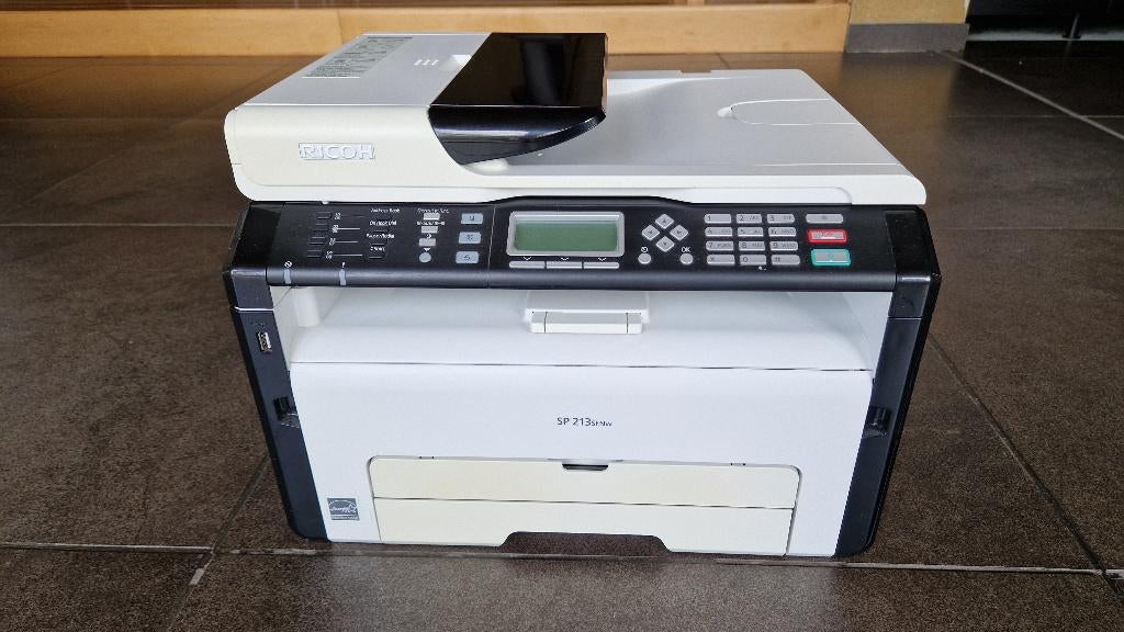 Ricoh SP213SFNw laserprinter, Computers en Software, Printers, Ophalen, Printer, Zwart-en-wit printen, Ingebouwde Wi-Fi