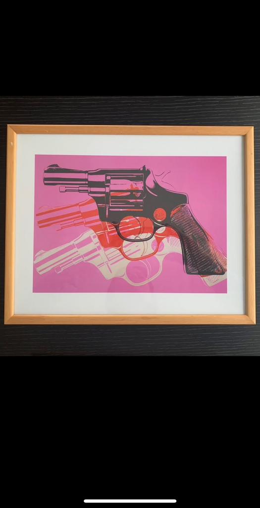 Andy Warhol (ingekaderde poster), Ophalen, Zo goed als nieuw