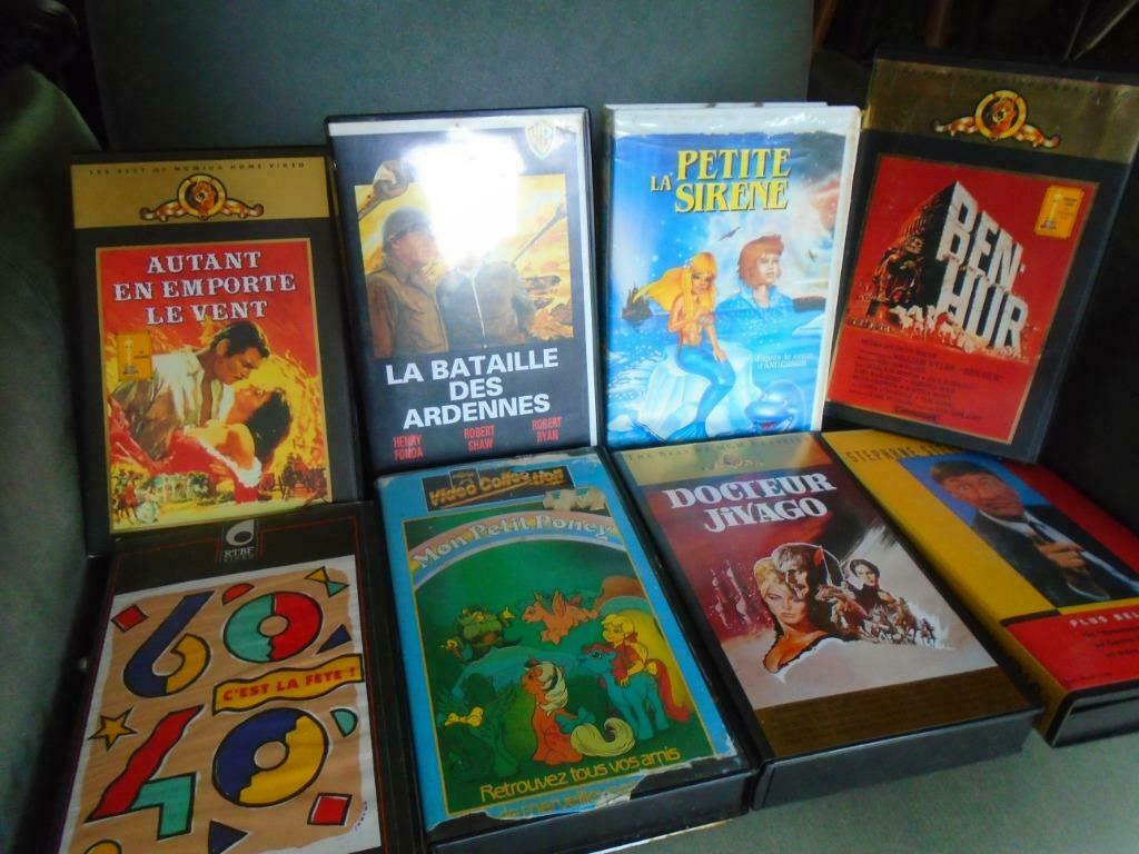 13  CASSETTES VHS -LOT OU PAR CASSETTE, À partir de 9 ans, Enlèvement ou Envoi, Utilisé, Autres genres