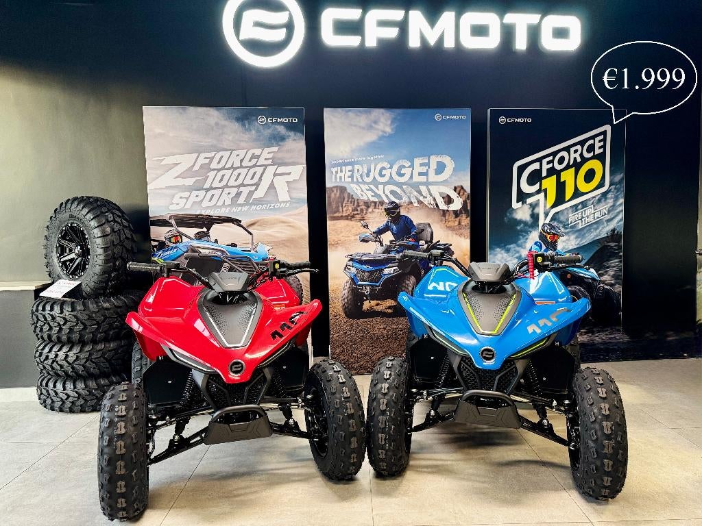 Nieuwe Kinder Quads, Jusqu'à 11 kW, 110 cm³, 1 cylindre