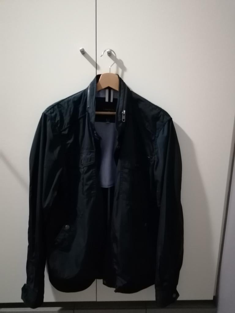 zomerjas voor heren, donkerblauw, maat large, Kleding | Heren, Jassen | Zomer, Blauw, Ophalen of Verzenden, Gedragen, Andere