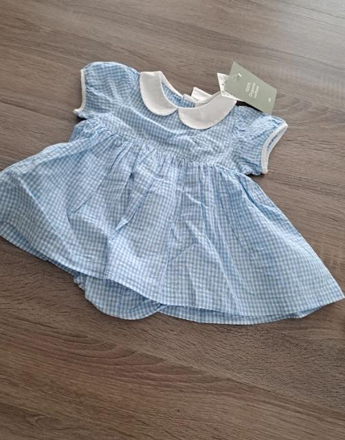 H&M geruit jurkje en body in 1 - maat 62 - nieuw, Kinderen en Baby's, Babykleding | Maat 62, Meisje, H&M, Nieuw, Ophalen of Verzenden