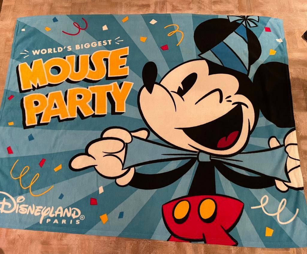 Origineel fleece-deken van Disneyland Parijs, Verzamelen, Ophalen of Verzenden, Zo goed als nieuw
