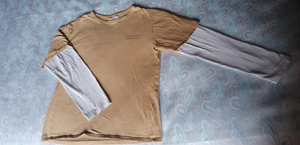 T-shirt manches longues Zara  13-14 ans cm 164, Garçon, Enlèvement ou Envoi, Chemise ou À manches longues, Zara