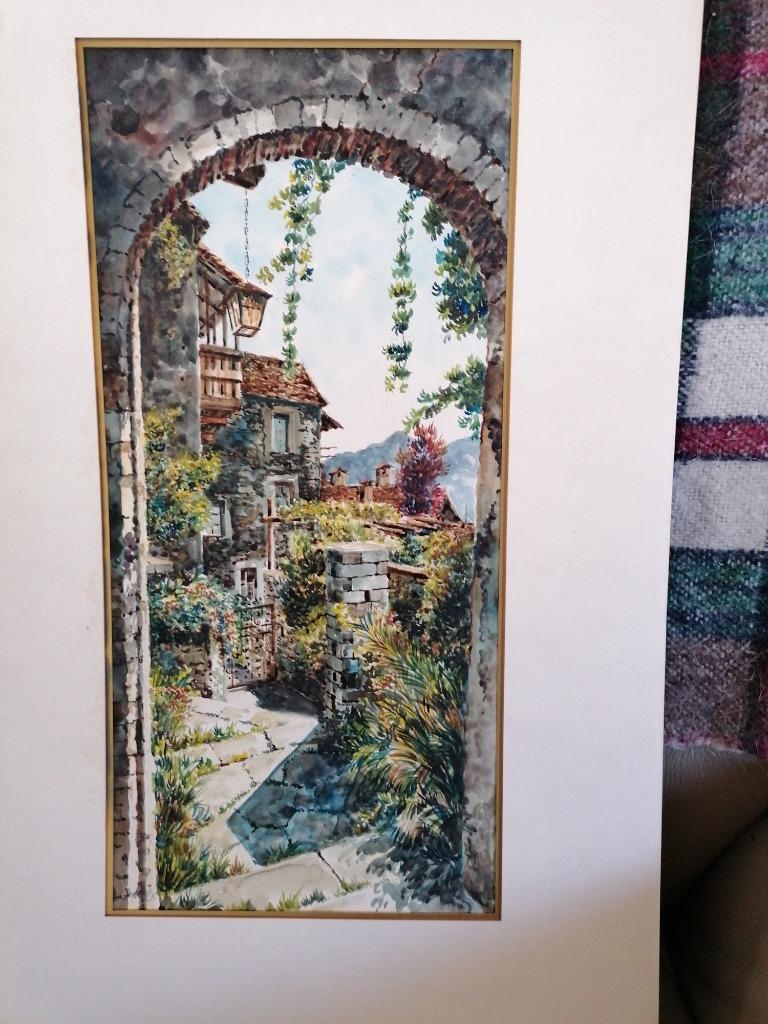 Estampe de Locarno ou peinture houx, Envoi