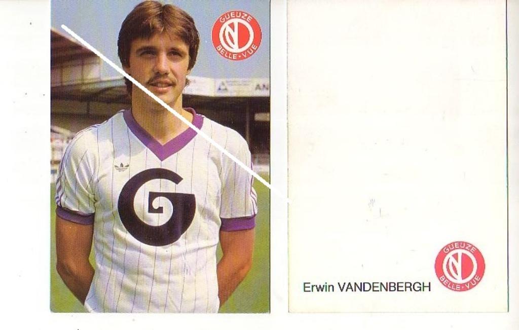 RSC Anderlecht/Erwin Vandenbergh Belle Vue Gueuze, Envoi, Neuf, Cartes de joueur