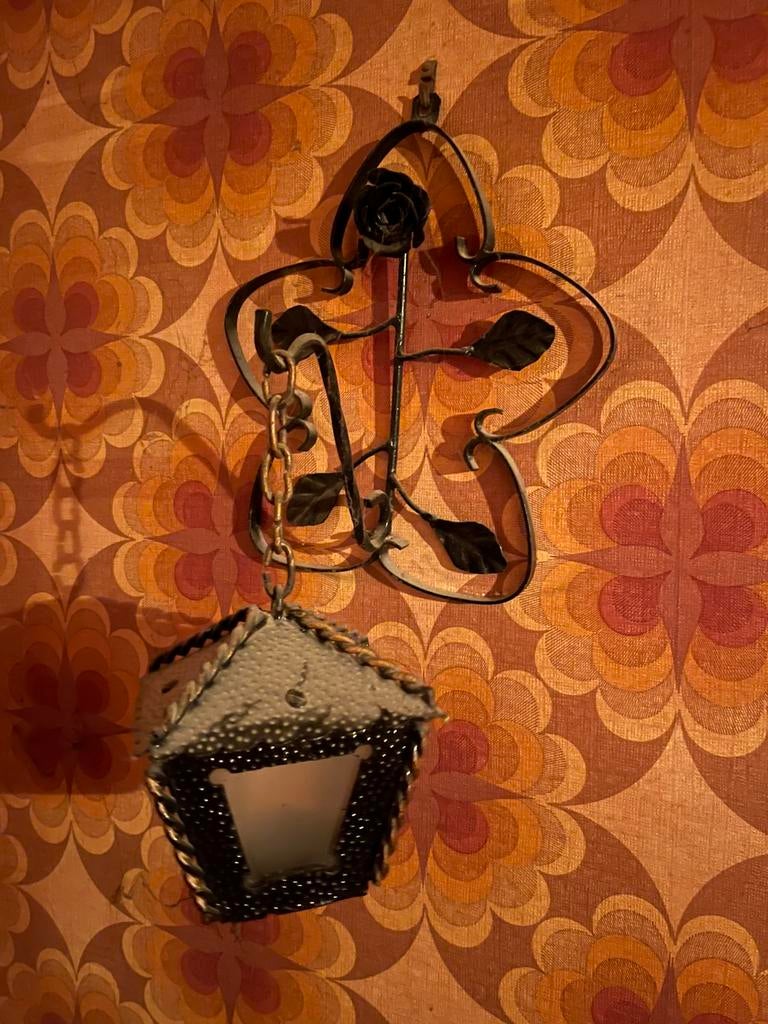 Oud deco zonder lamp, Huis en Inrichting, Lampen | Wandlampen, Ophalen of Verzenden, Gebruikt