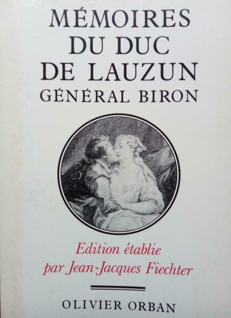 Mémoires du duc de Lauzun, Gelezen, Europa, Ophalen of Verzenden, 17e en 18e eeuw