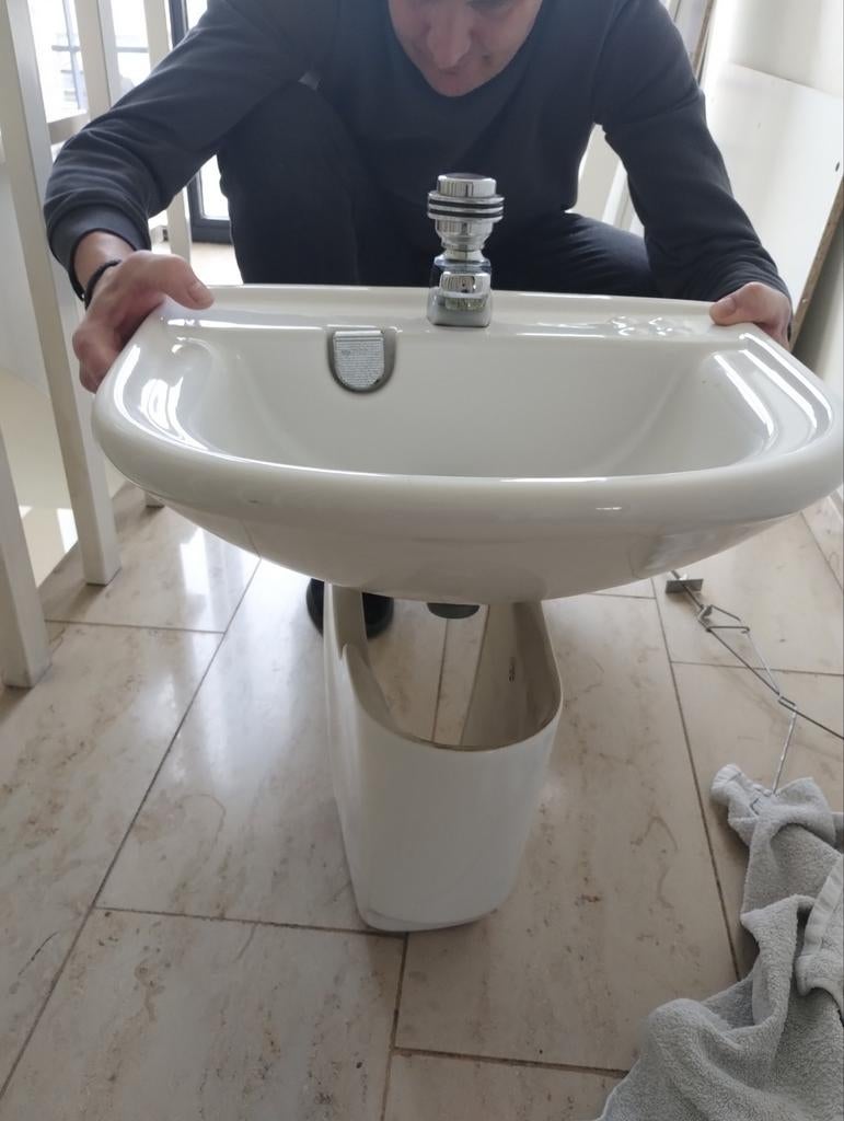 Wasbak, Ophalen