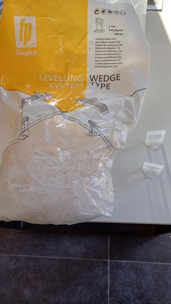 levelling system clips, Ophalen