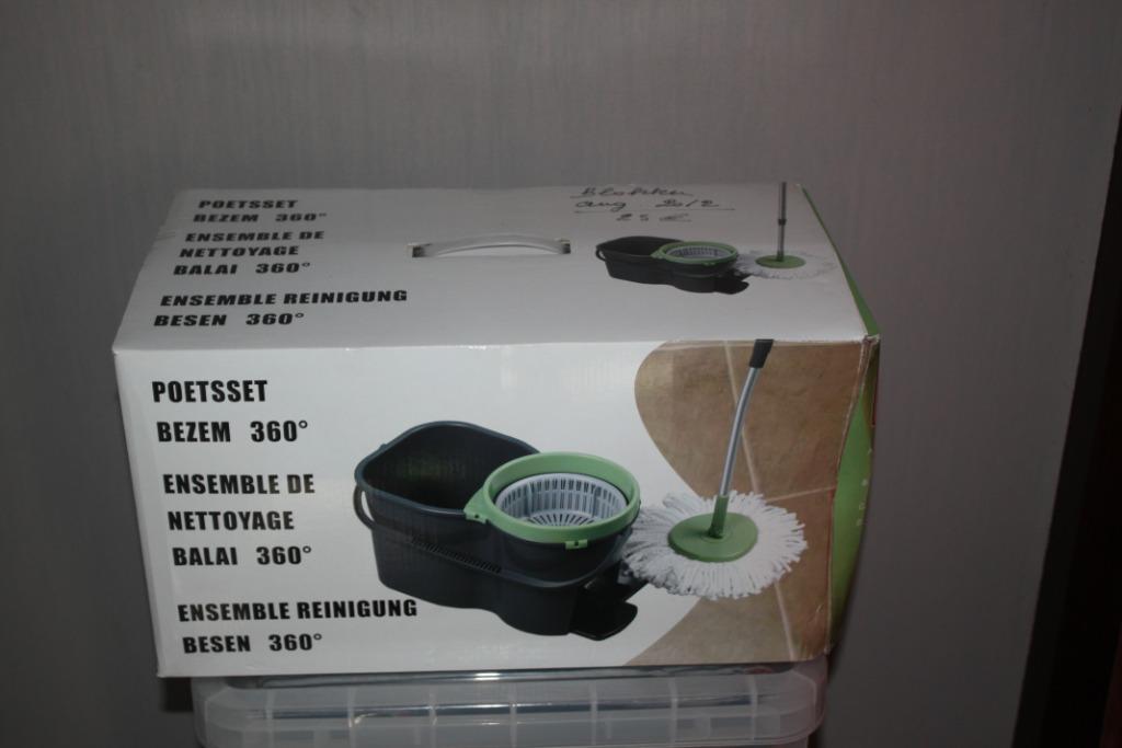 poetshulp nieuw met pedaalemmer en zwabber, Enlèvement ou Envoi, Neuf