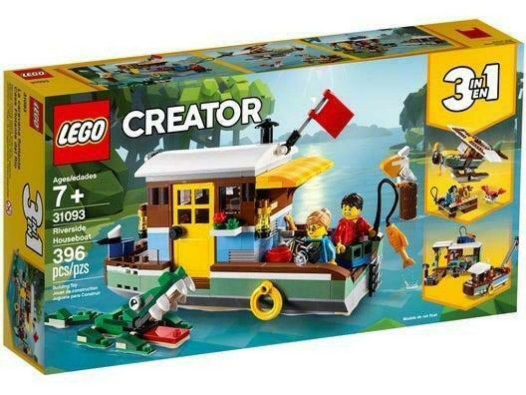 Lego creator 31093 woonboot NIET MEER IN DOOS, Ophalen of Verzenden, Gebruikt, Lego