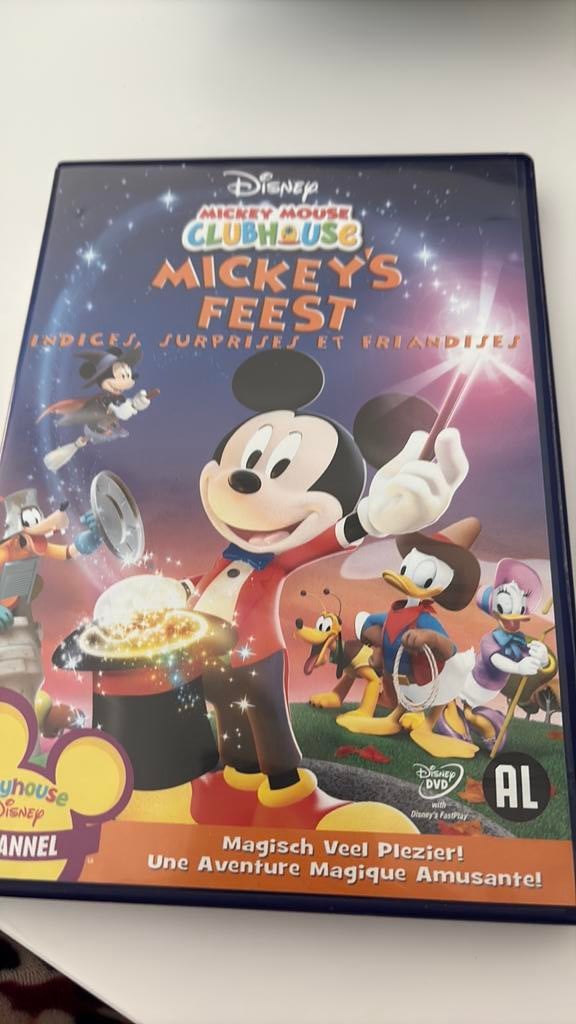DVD Mickey’s Feest, Ophalen of Verzenden, Zo goed als nieuw