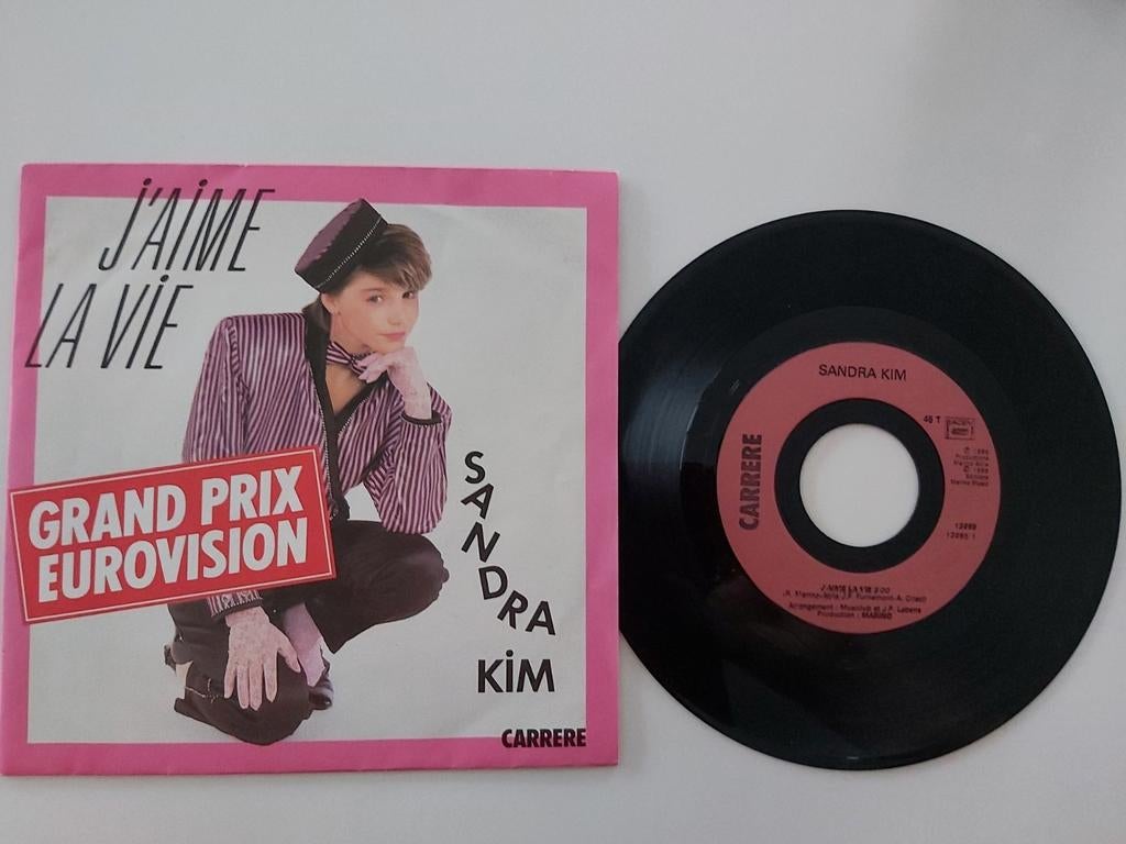 Sandra Kim  - J'aime la vie, CD & DVD, Enlèvement ou Envoi, Single, Comme neuf, Pop