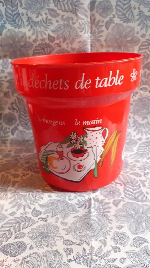 poubelle de table matin midi soir, Enlèvement ou Envoi, Utilisé, Synthétique