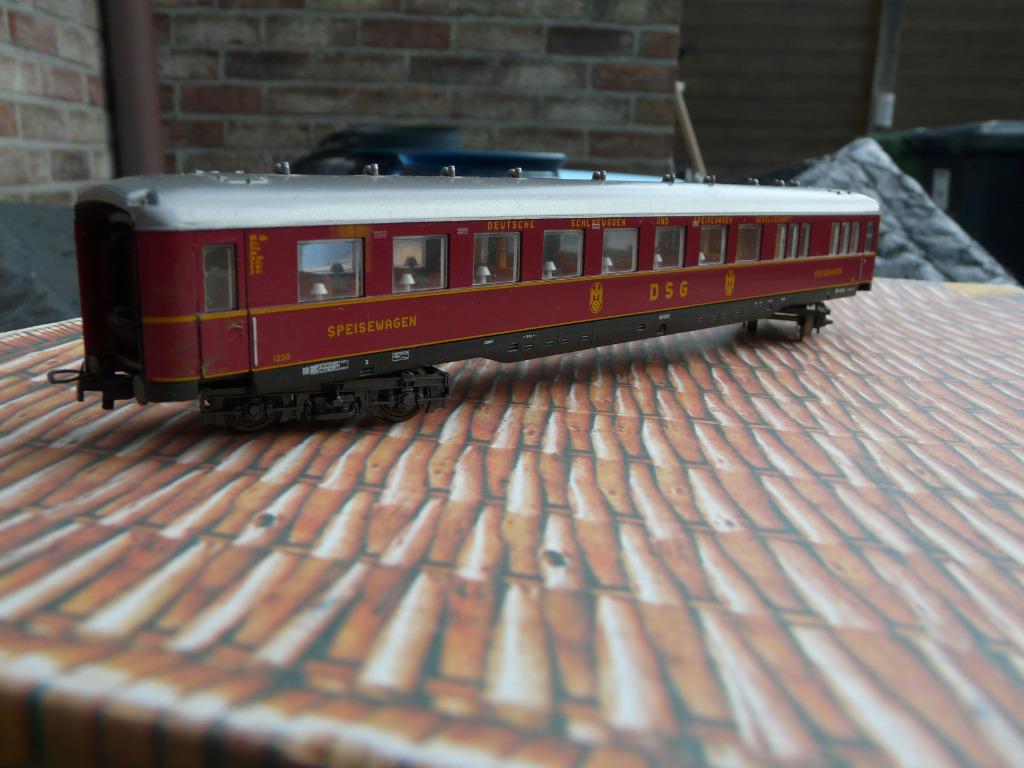 Liliput DSG 6-assige speisewagen / schlafwagen L 385511, Hobby en Vrije tijd, Modeltreinen | H0, Ophalen, Gebruikt, Gelijkstroom