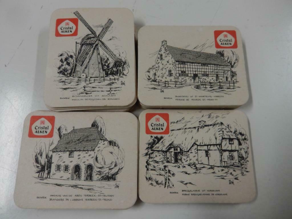 bierviltjes CRISTAL ALKEN (Bokrijk), Verzamelen, Ophalen of Verzenden, Zo goed als nieuw, Gebruiksvoorwerp