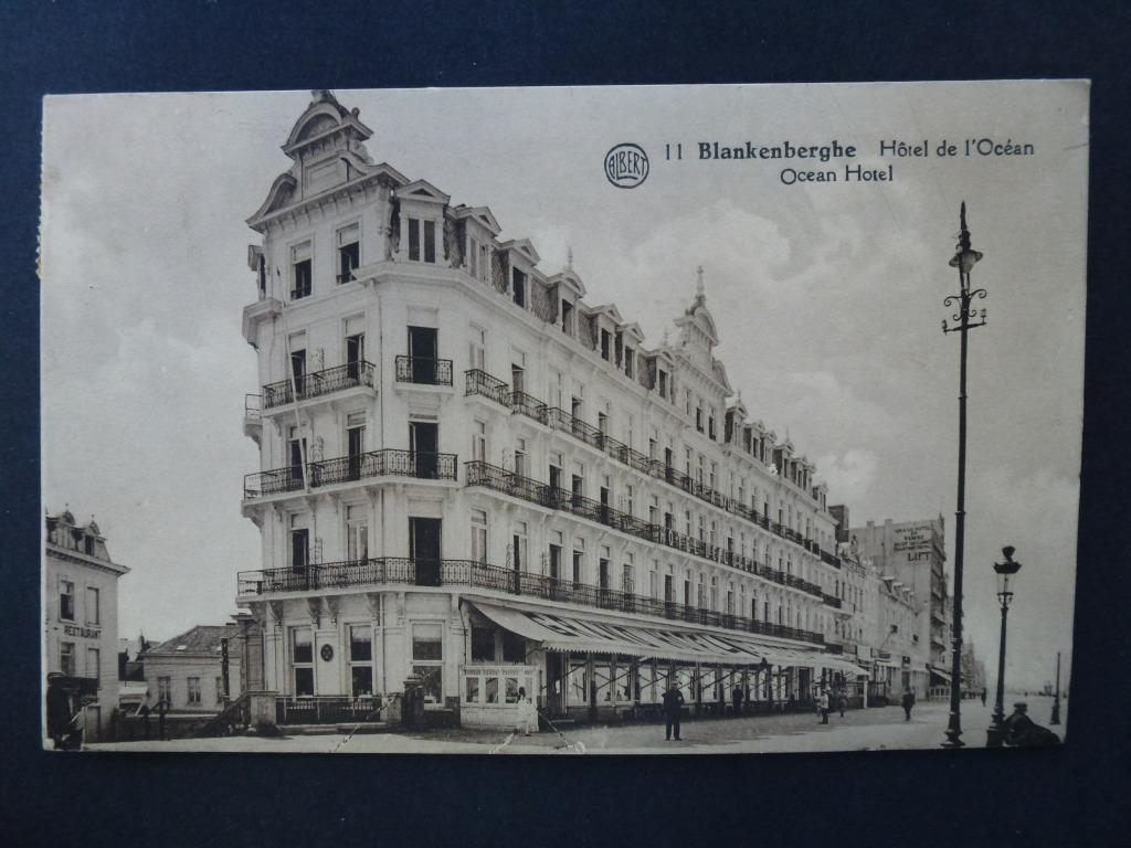 Blankenberghe Hôtel de l'Océan, Verzenden, 1920 tot 1940, Gelopen, Gebouw