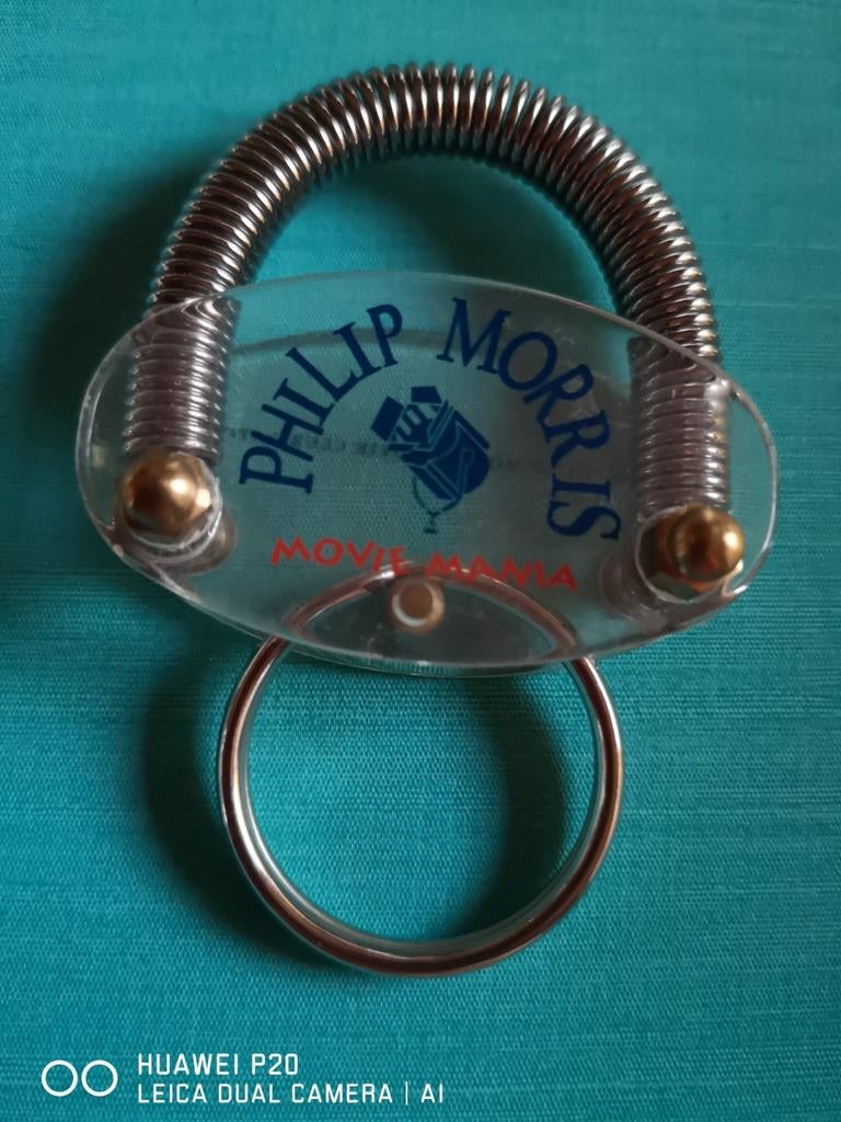 Sleutelhanger Philip morris/movie mania, Ophalen of Verzenden, Zo goed als nieuw