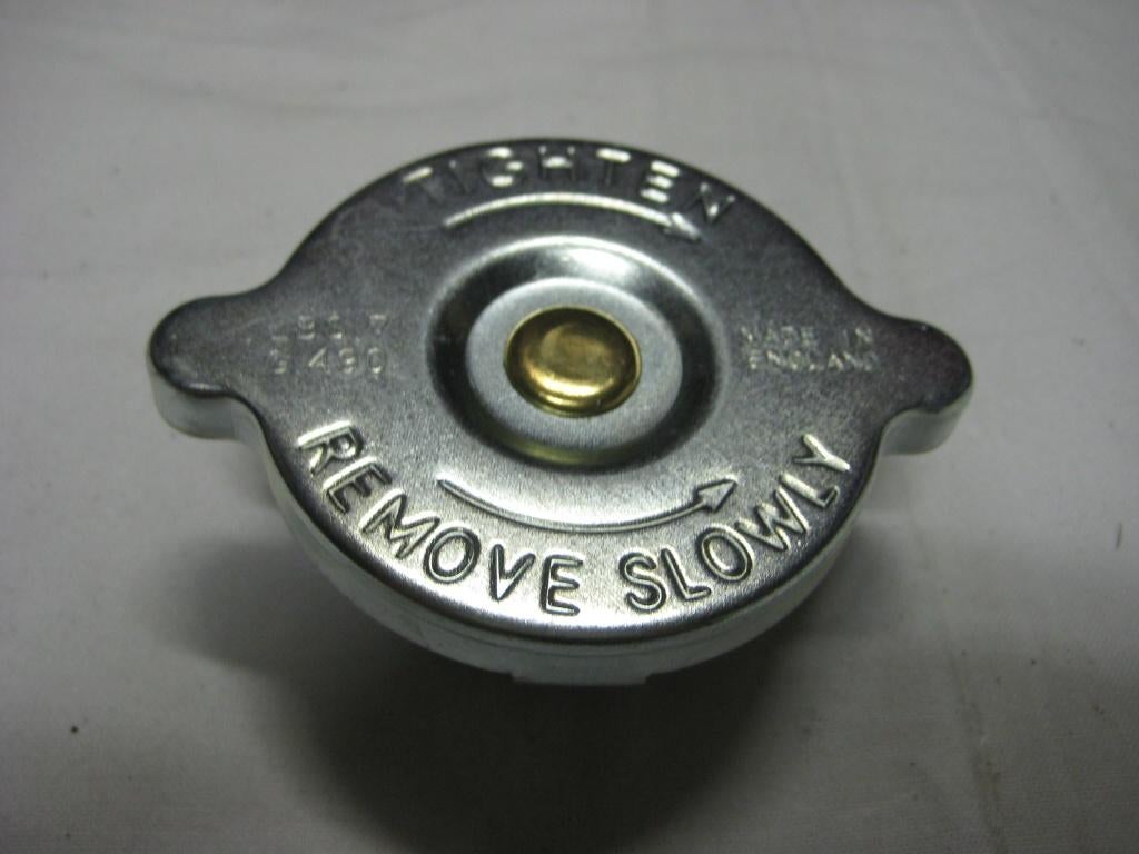 radiatordop , 7 LBS SHORT Neck Klassieke Mini, Auto-onderdelen, Airco en Verwarming, Mini, Rover, Austin, Nieuw, Ophalen