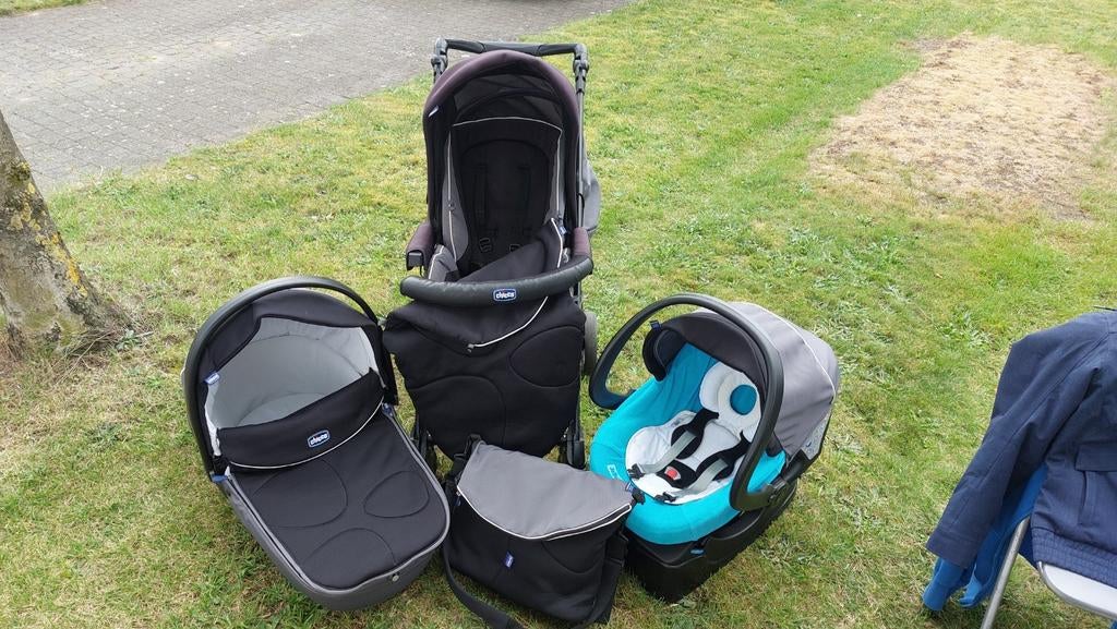Kinderwagen combinatie Chicco Trio Living Smart, Enlèvement, Poussette