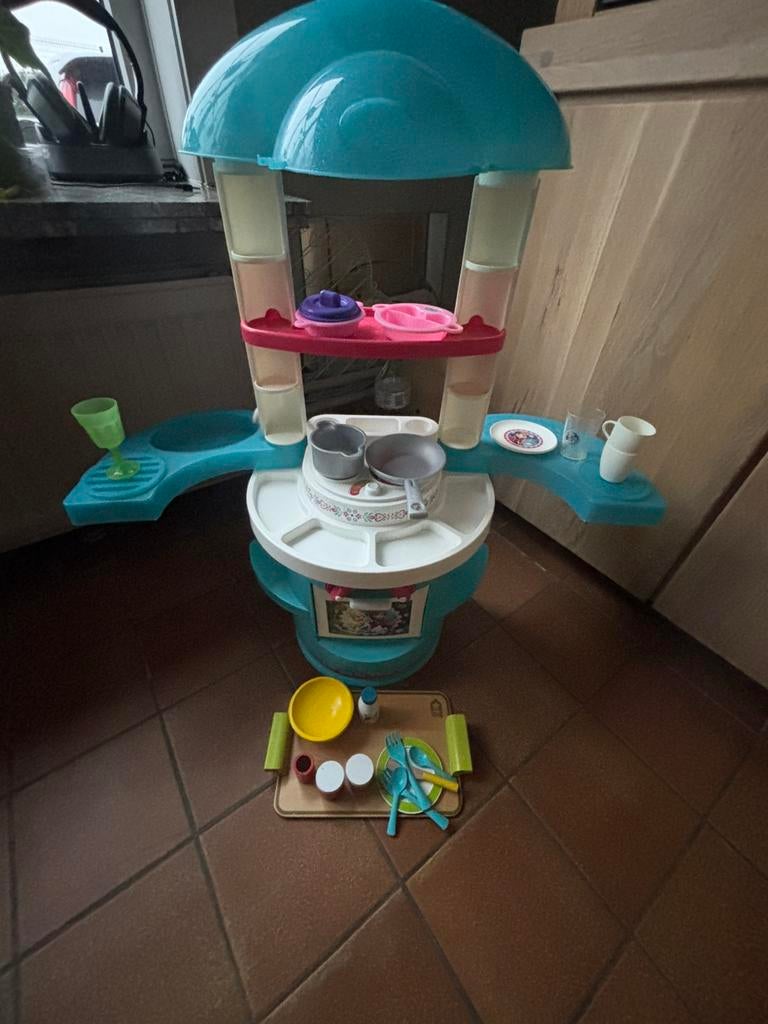 Plastieken keukentje, Enlèvement, Utilisé, Plastique, Jouer à la cuisine