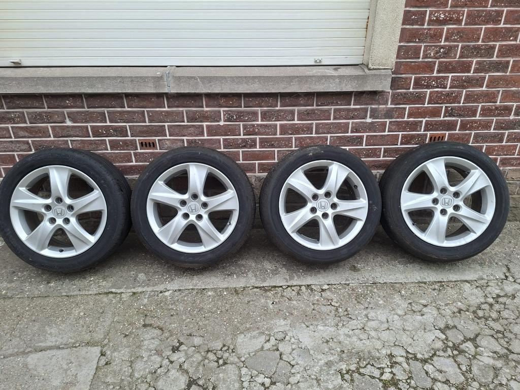 4 x jantes et pneus 225/50R17 pour Honda, Autos : Pièces & Accessoires, Enlèvement, Utilisé, Pneus été, Pneus et Jantes