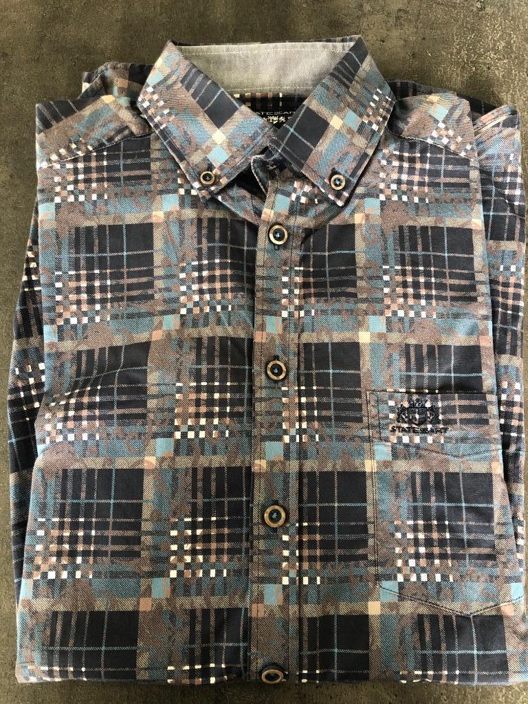 State of art herenhemd heel mooi!!! 🫢 🤩 koopje 😀 🥳, Kleding | Heren, Ophalen, Zo goed als nieuw, Blauw, State of Art