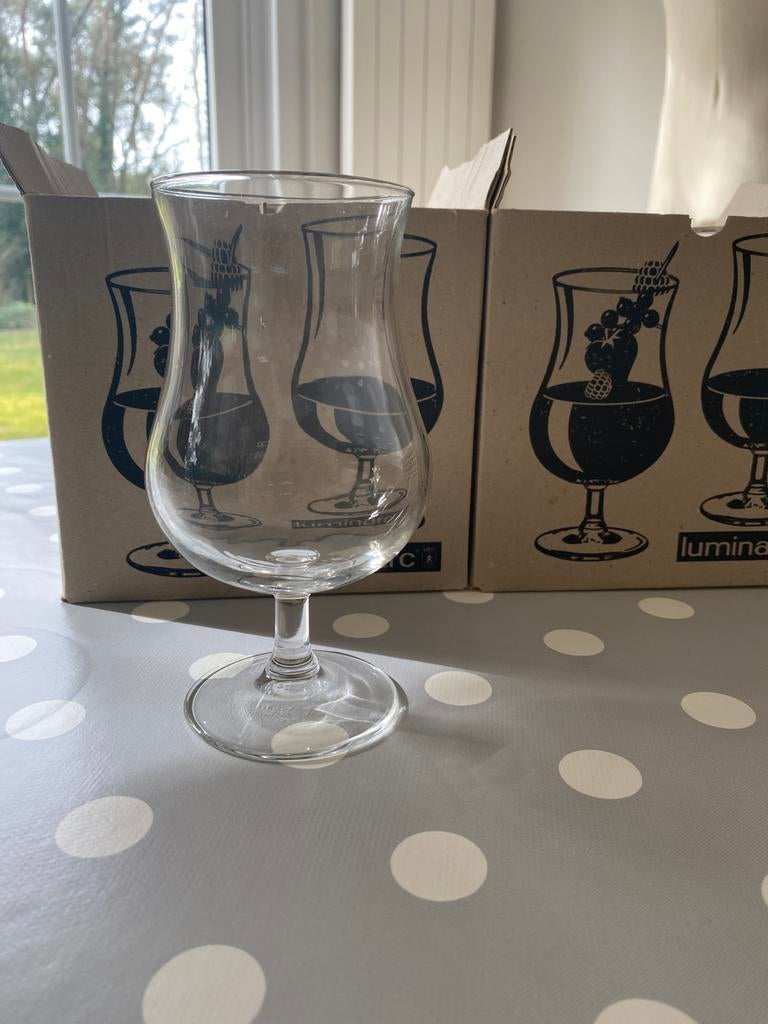 8 nieuwe tulpglazen voor cocktails, bier en wijn, Ophalen of Verzenden, Nieuw, Overige typen