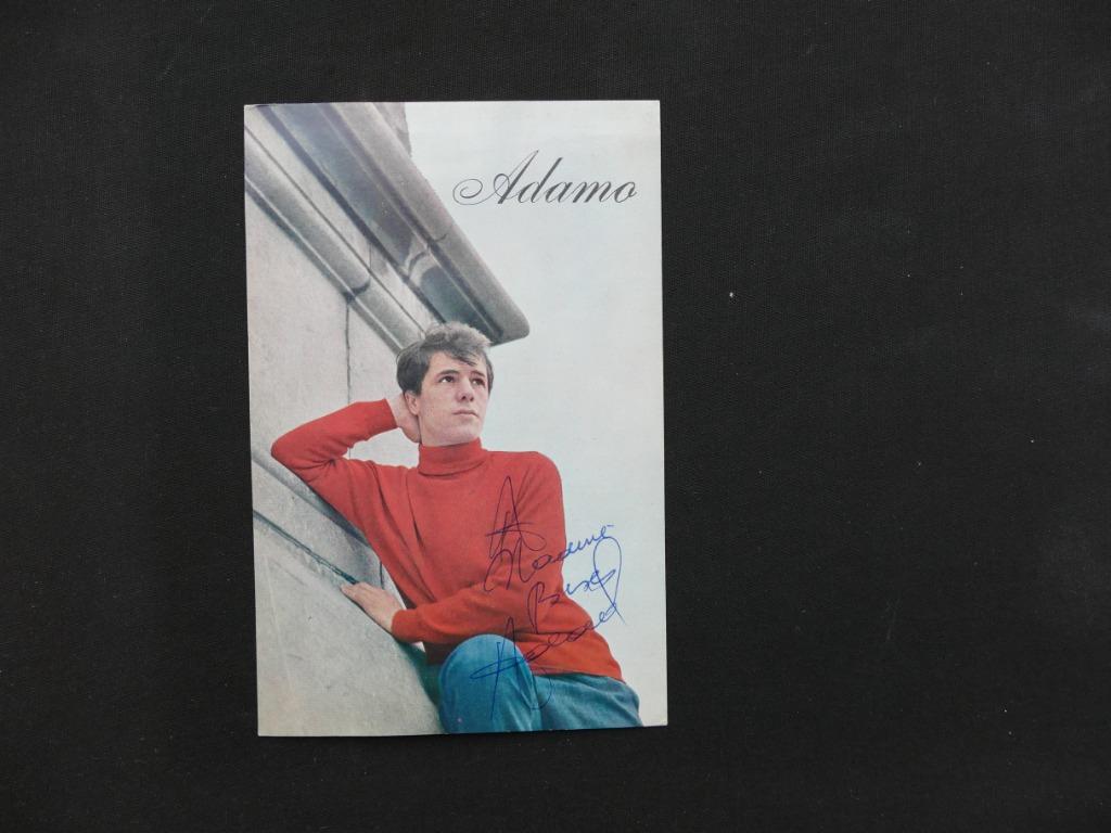 Adamo fan kaart EMI, Collections, Enlèvement ou Envoi, Utilisé, Photo ou Carte