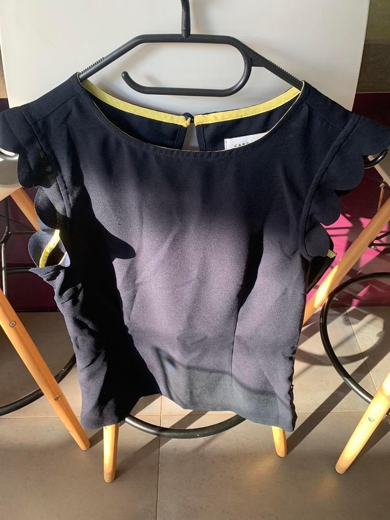 Top Carolina Cavour noir taille XS, Sans manches, Enlèvement ou Envoi, Carolina cavour, Comme neuf