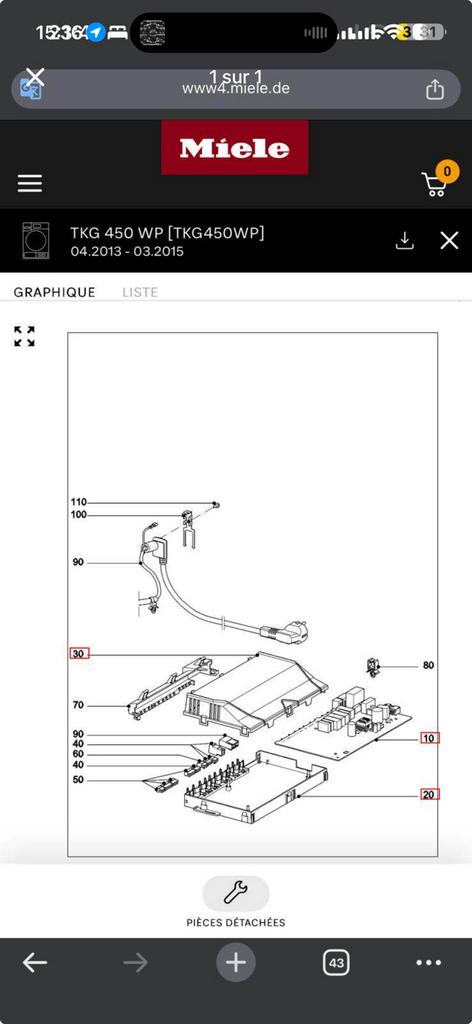 Miele MIELE droge elektronische kaart, Ophalen